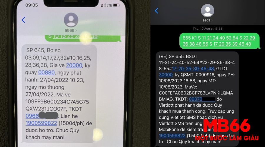 Dò vé số nhanh và tiện lợi thông qua cú pháp tin nhắn trên điện thoại